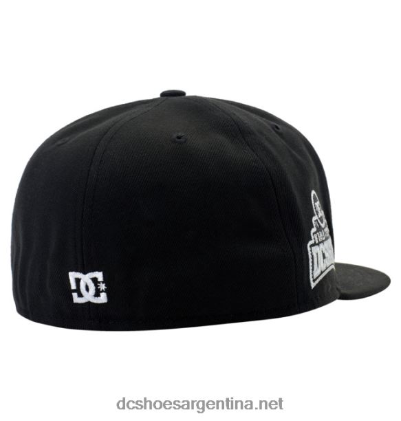 gorra ajustada de la nueva era del campeonato masculino DC Shoes HF6X680 negro