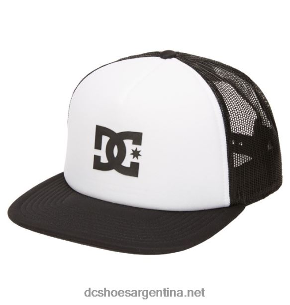 gorra de camionero de gasolinera para hombre DC Shoes HF6X6109 blanco negro