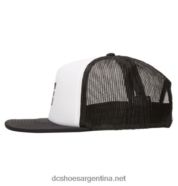 gorra de camionero de gasolinera para hombre DC Shoes HF6X6109 blanco negro