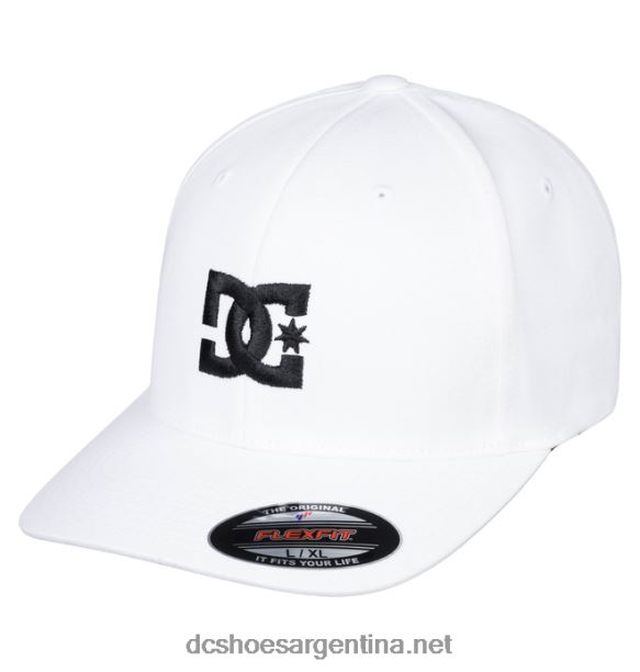 gorra de estrella para hombre DC Shoes HF6X6101 blanco negro