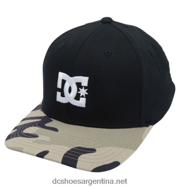 gorra de hombre star season flexfit hat DC Shoes HF6X658 camuflaje de piedra
