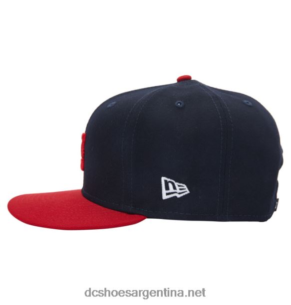 gorra snapback estilo jardinero imperio para hombre DC Shoes HF6X6131 azul marino/rojo