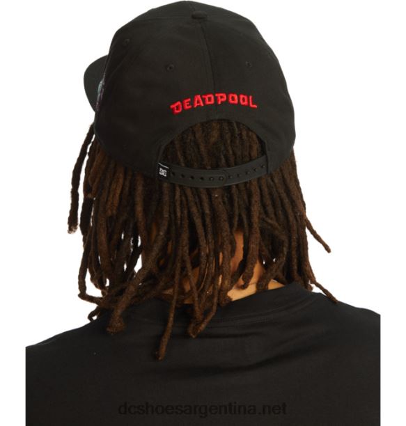 gorra snapback marvel deadpool x dc para hombreHF6X6422 negro
