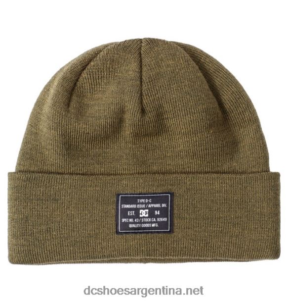 gorro con vuelta de primera línea para hombre DC Shoes HF6X6134 hiedra verde