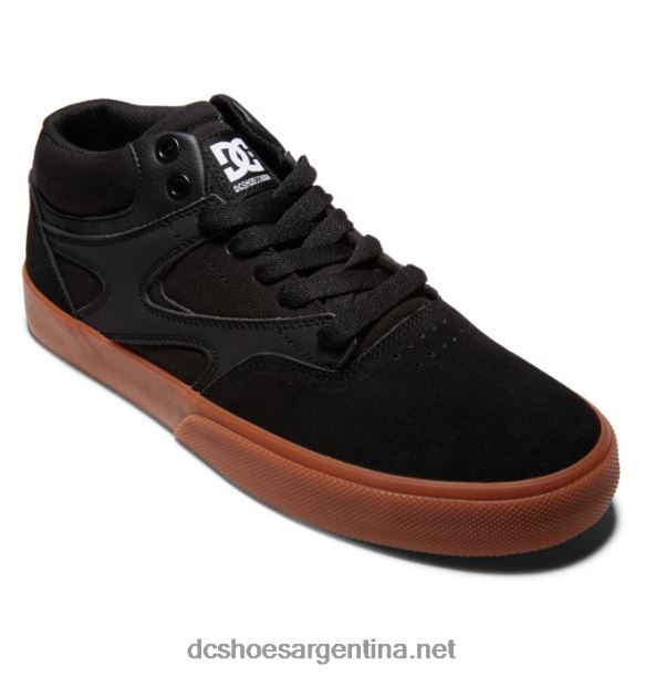 zapatos de caña media kalis vulc mid para hombre DC Shoes HF6X6350 negro/goma