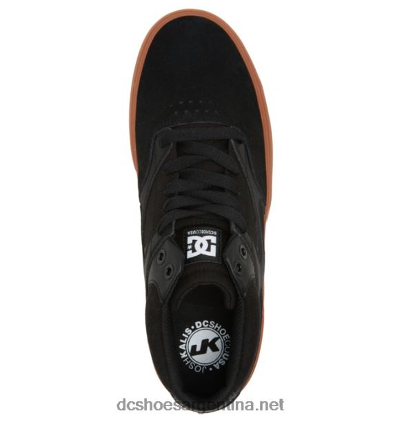 zapatos de caña media kalis vulc mid para hombre DC Shoes HF6X6350 negro/goma
