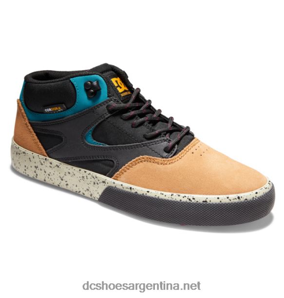 zapatos de invierno para hombre kalis vulc mid mid-top DC Shoes HF6X6316 negro/marrón/verde