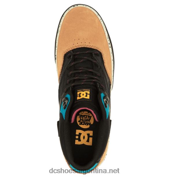zapatos de invierno para hombre kalis vulc mid mid-top DC Shoes HF6X6316 negro/marrón/verde