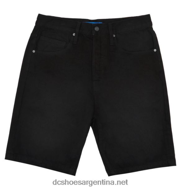 pantalones cortos de mezclilla holgados para hombre DC Shoes HF6X6126 lavado negro