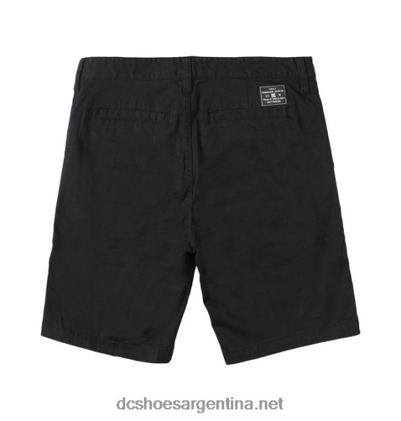 shorts chinos de trabajo para hombre DC Shoes HF6X6161 negro
