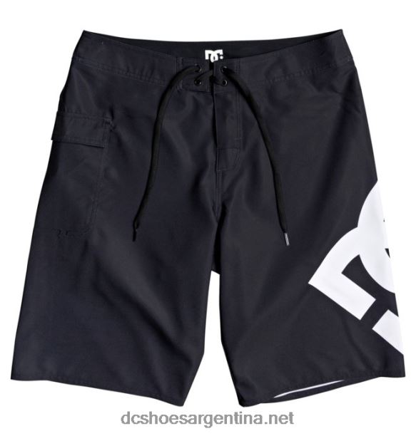 shorts de playa lanai 22 para hombre DC Shoes HF6X682 negro