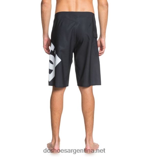 shorts de playa lanai 22 para hombre DC Shoes HF6X682 negro