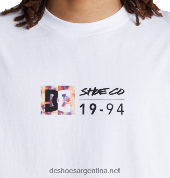 camiseta de hombre dc split starHF6X6129 tinte de hielo blanco / cálido