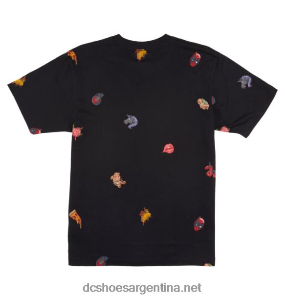 camiseta de hombre marvel deadpool x dc all over pocketHF6X6404 negro