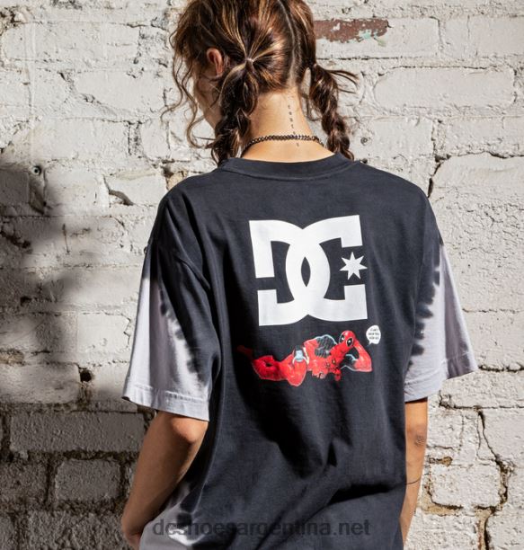 camiseta de hombre marvel deadpool x dc way backHF6X6415 negro