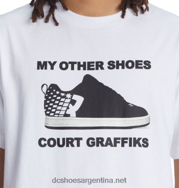 camiseta de la herencia de la corte de bronce56k x dc para hombreHF6X6220 blanco