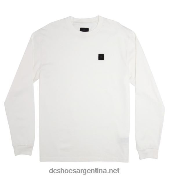 camiseta de manga larga dc 1994 para hombreHF6X65 tinte de ropa blanco lirio